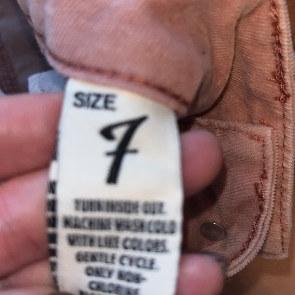 Indigo Rein junior girls Color Flex midrise skinny corduroy pants Size 7 - Picture 7 of 13